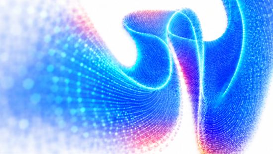 colorful data wave