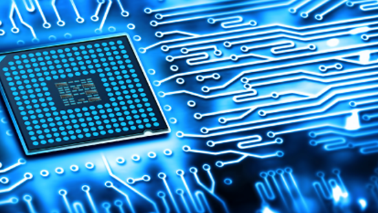 close up of micr-e chip