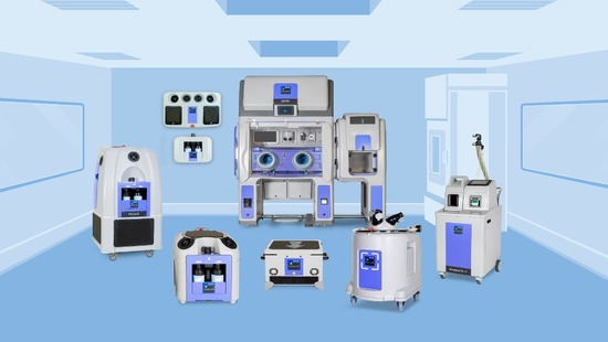 Range of Bioquell products. 