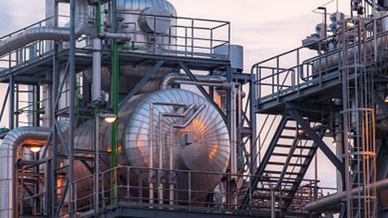 Pipelines and petrochemical industrial plant